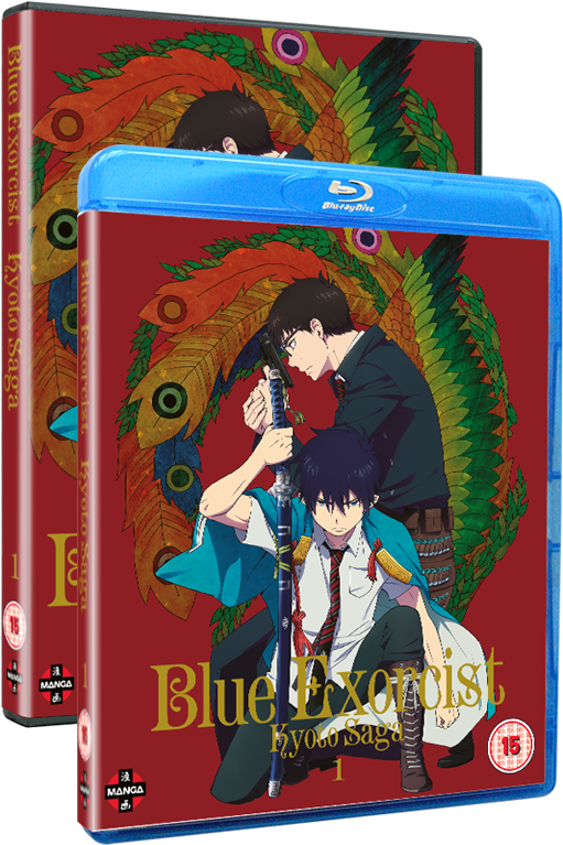 Blue Exorcist Kyoto Saga Bluray Cover PNG