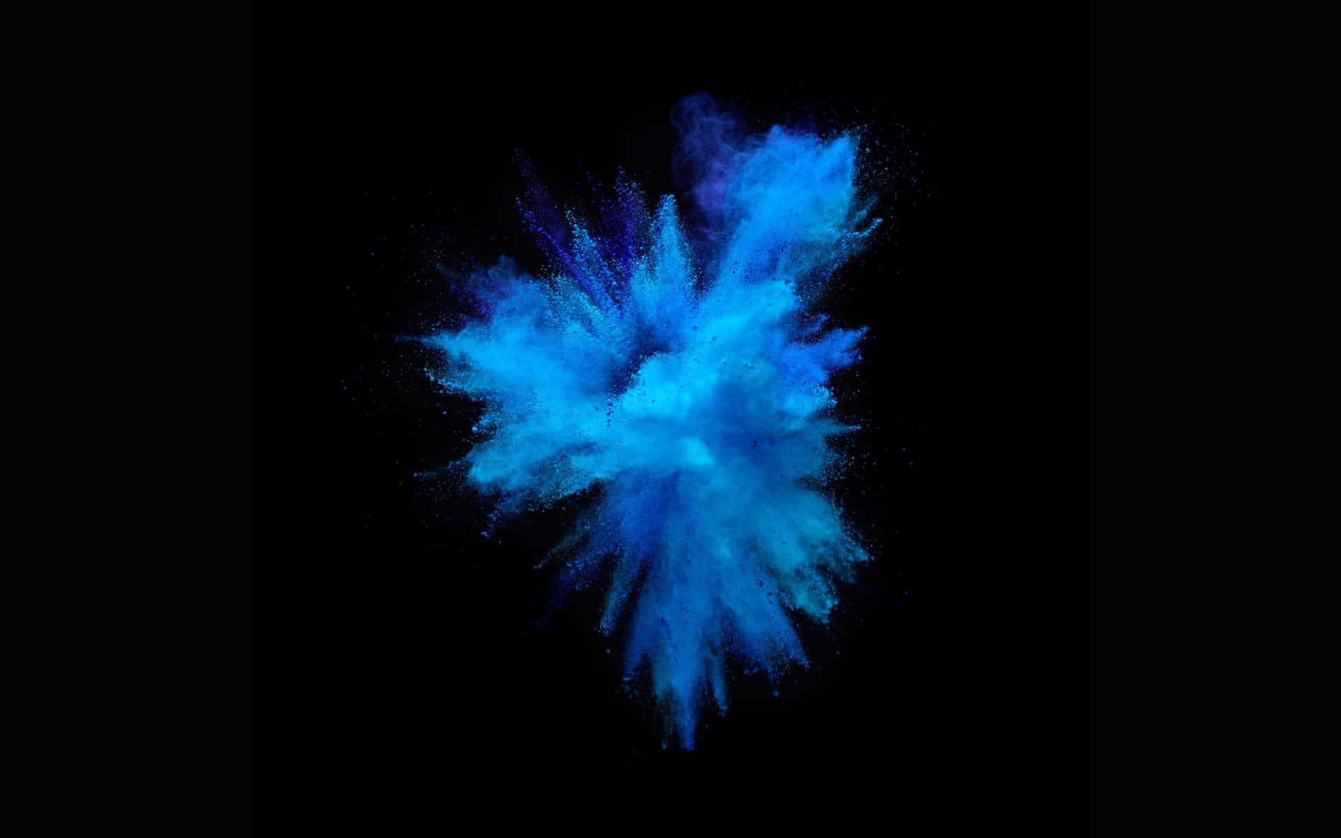 Blue Explosion Abstract Artwork Wallpaper