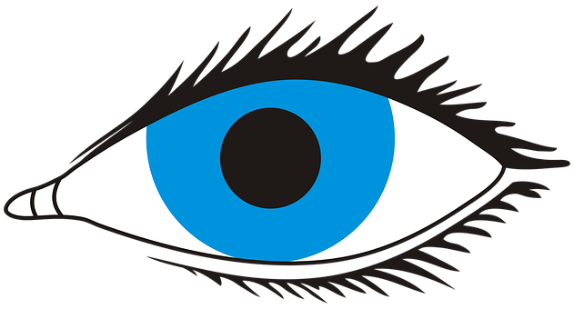 Blue_ Eye_ Graphic_ Vector PNG