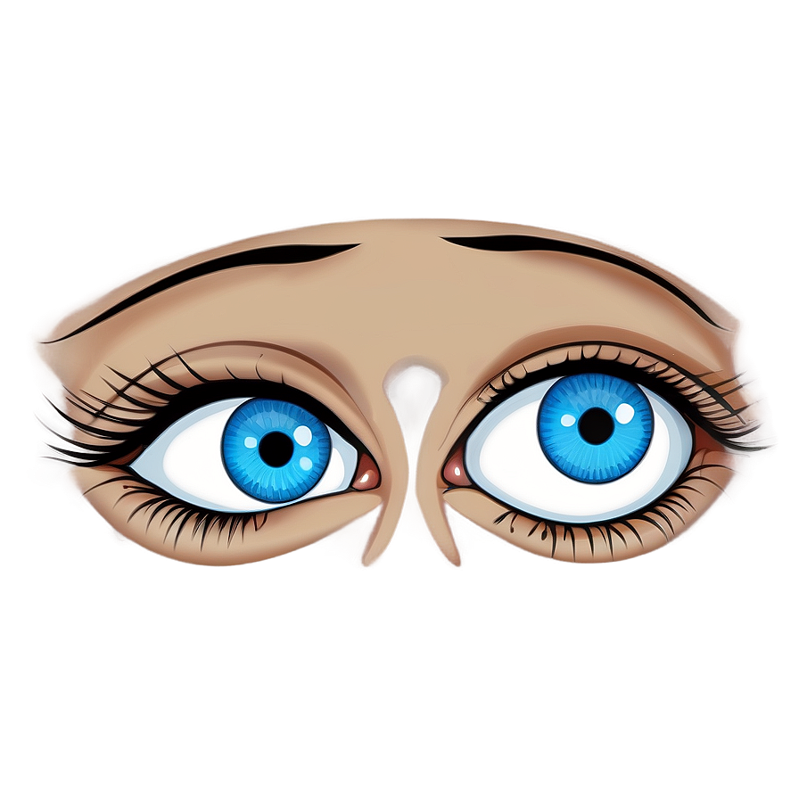 Blue Eyes Clipart Png Wvj PNG