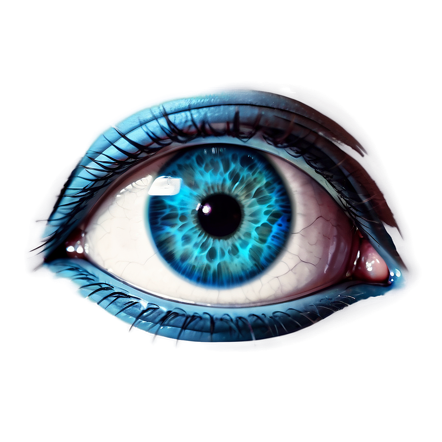 Blue Eyes Comic Style Png 54 PNG