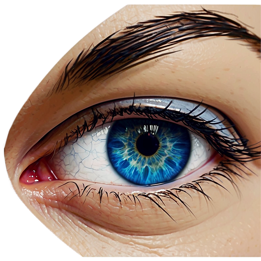 Blue Eyes Digital Art Png Wnj PNG