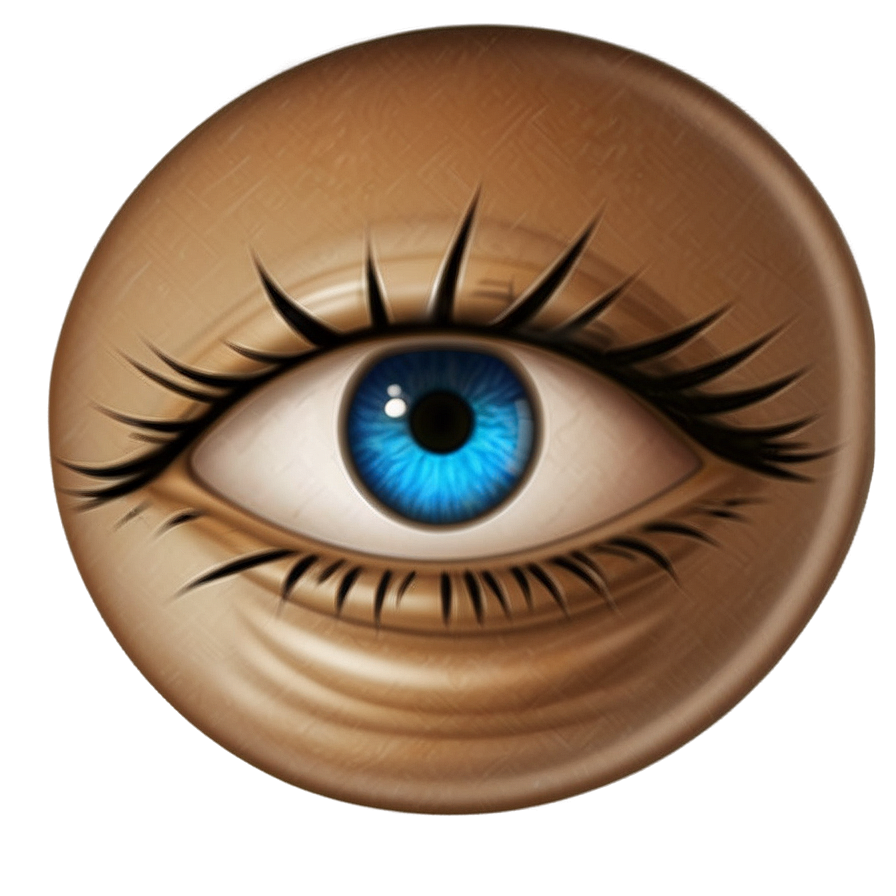 Blue Eyes Emoji Png 06122024 PNG