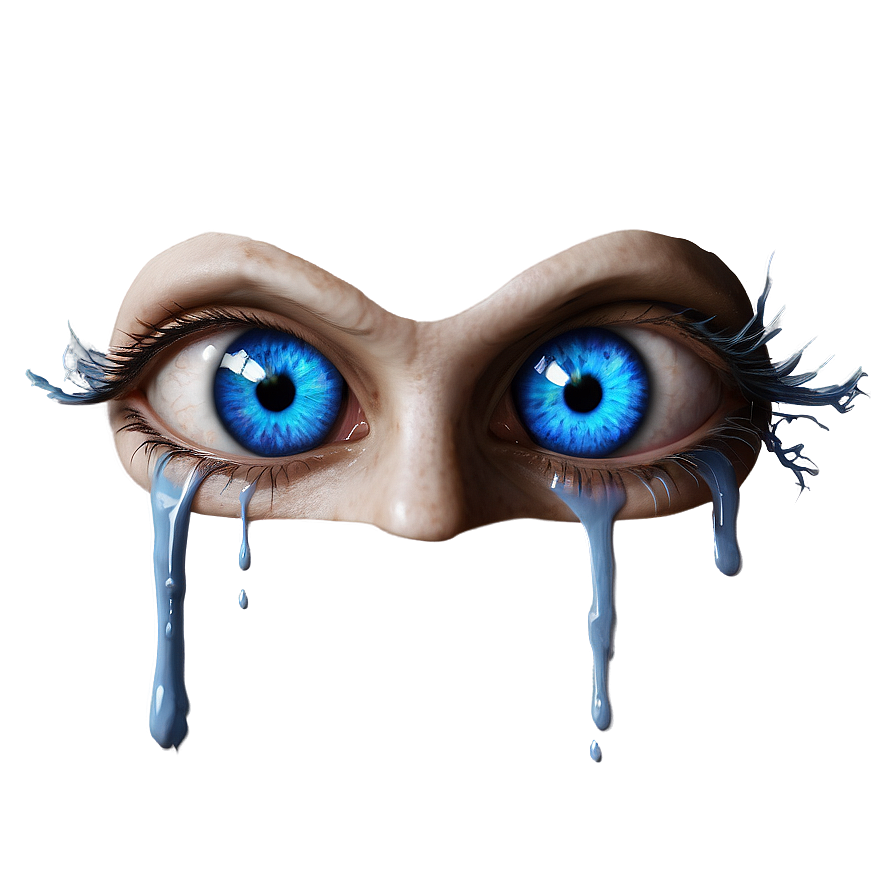 Blue Eyes Horror Png 06122024 PNG