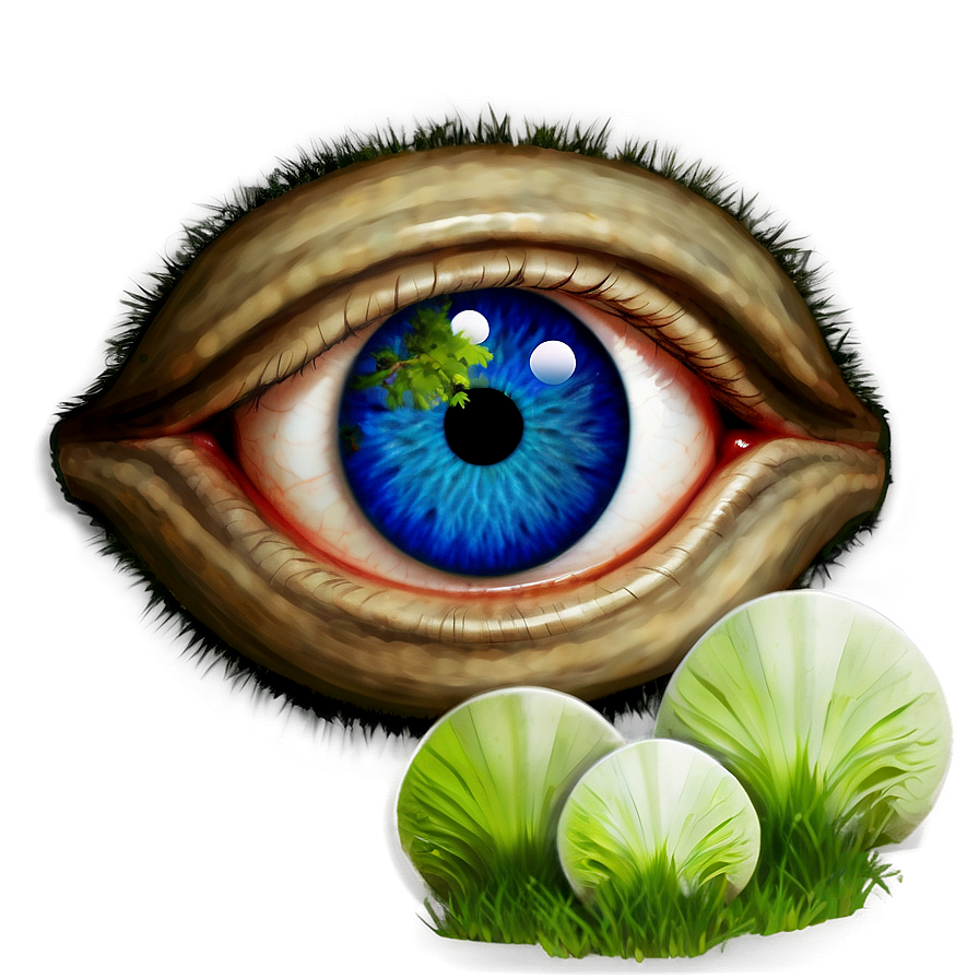 Blue Eyes In Nature Png Idh PNG