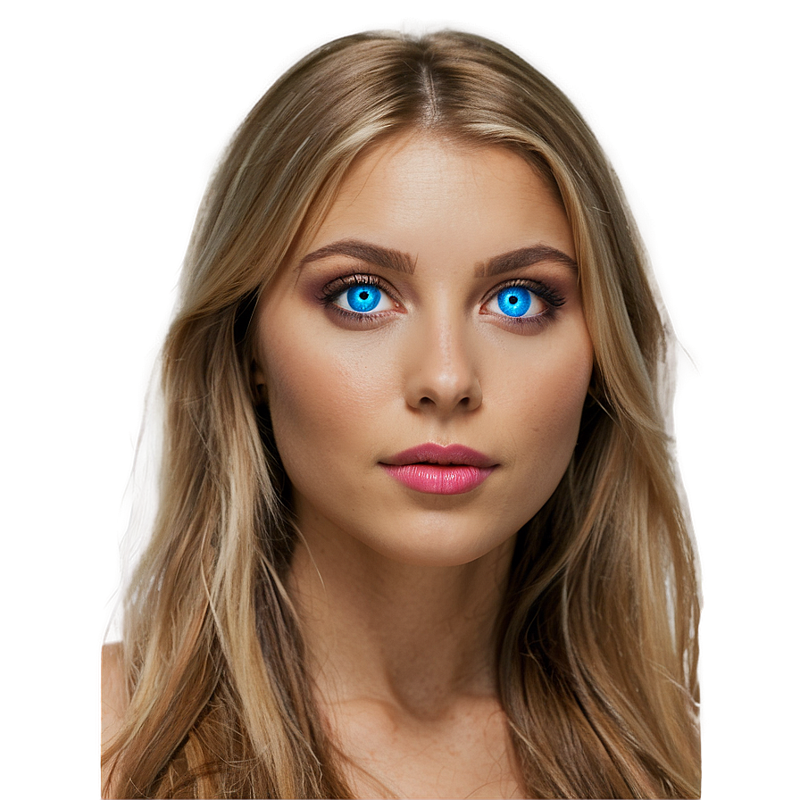 Blue Eyes Portrait Png 95 PNG