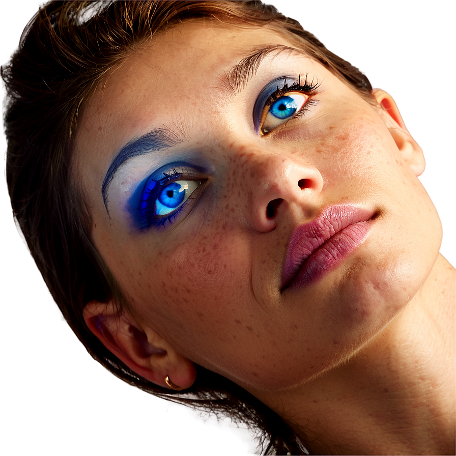 Blue Eyes Portrait Png Exi PNG