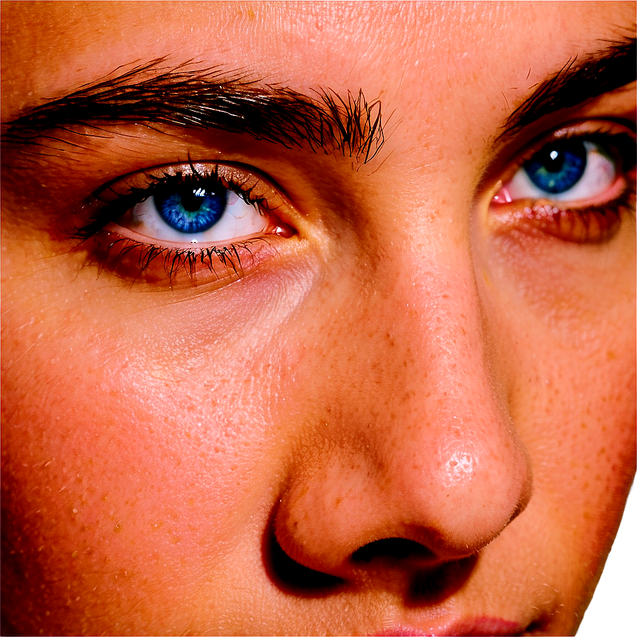 Blue Eyes With Eyebrows Png 06122024 PNG