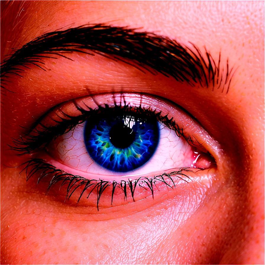 Blue Eyes With Eyebrows Png Dpo8 PNG