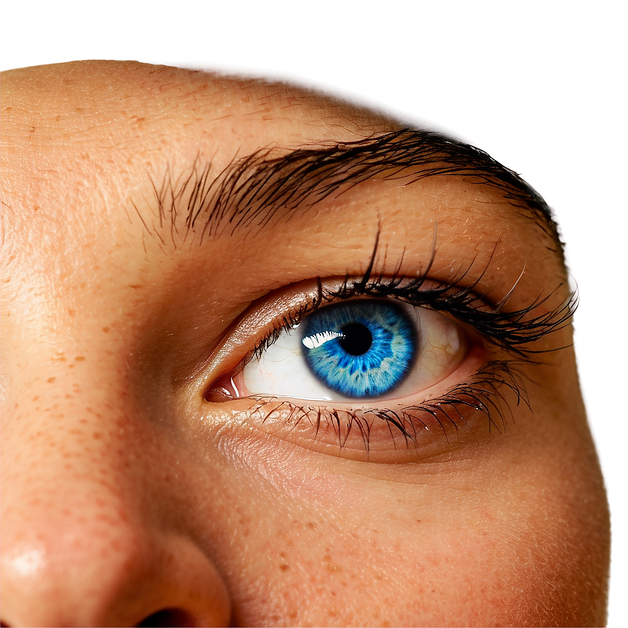 Blue Eyes With Eyelashes Png 06122024 PNG