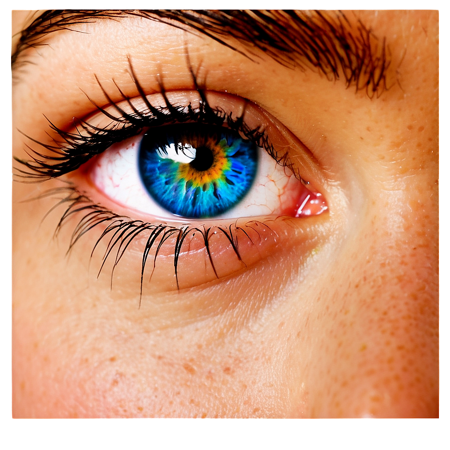 Blue Eyes With Eyelashes Png 25 PNG