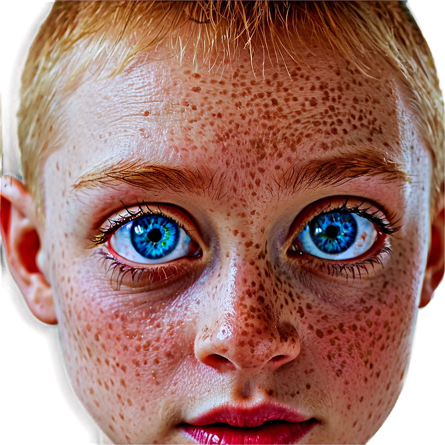 Blue Eyes With Freckles Png 06122024 PNG