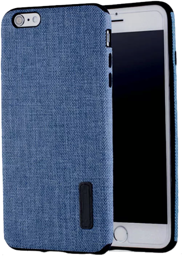 Blue Fabric Phone Case PNG