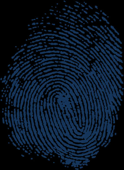 Blue Fingerprint Pattern PNG