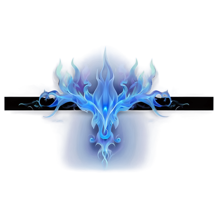 Blue Fire Background Png Thf PNG