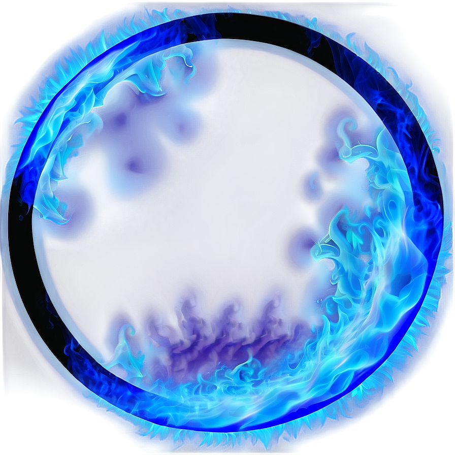 Blue Fire Circle Png Pmo43 PNG