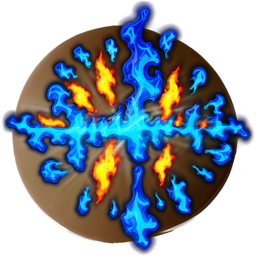 Blue Fire Effect Png 79 PNG