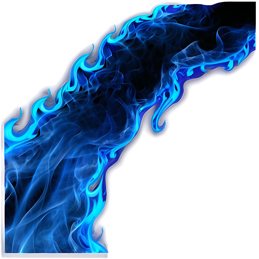 Download Blue Fire Flames Png Kvh54 | Wallpapers.com