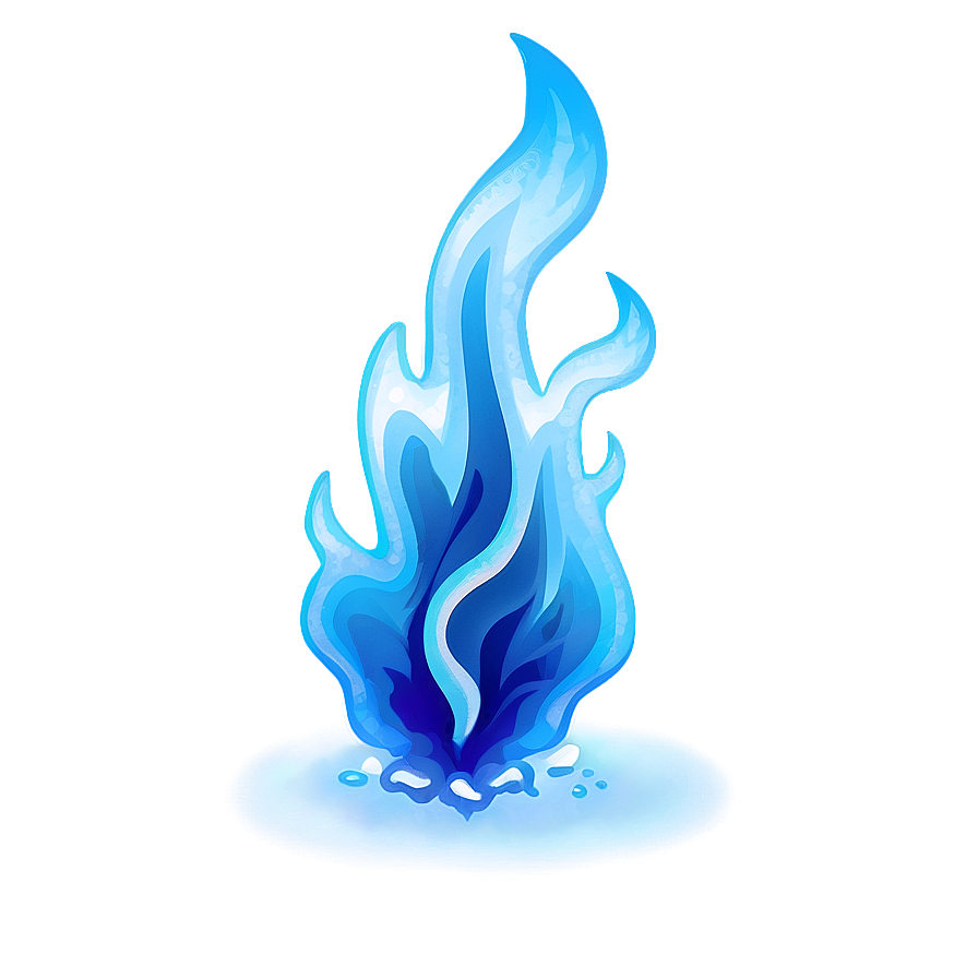 Download Blue Fire Ice Png Snf46 | Wallpapers.com