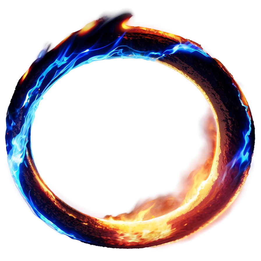 Download Blue Fire Ring Png Kvv | Wallpapers.com