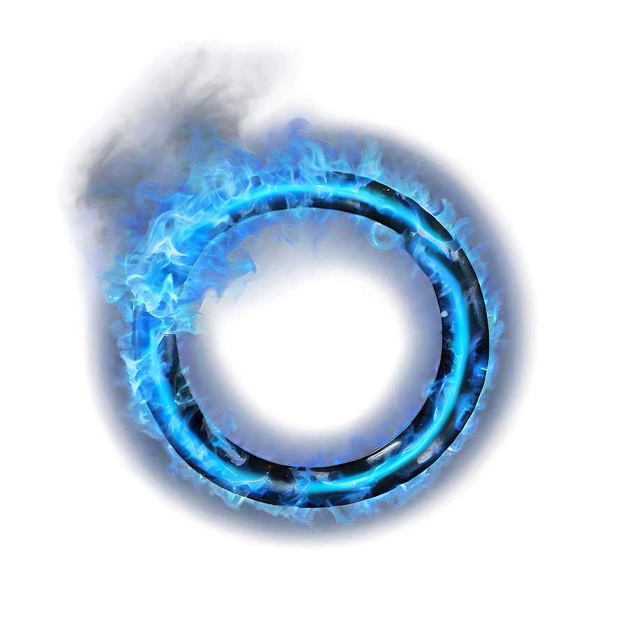 Blue Fire Ring Png Nfp52 PNG