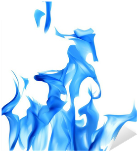Blue Flame Artistic Render PNG