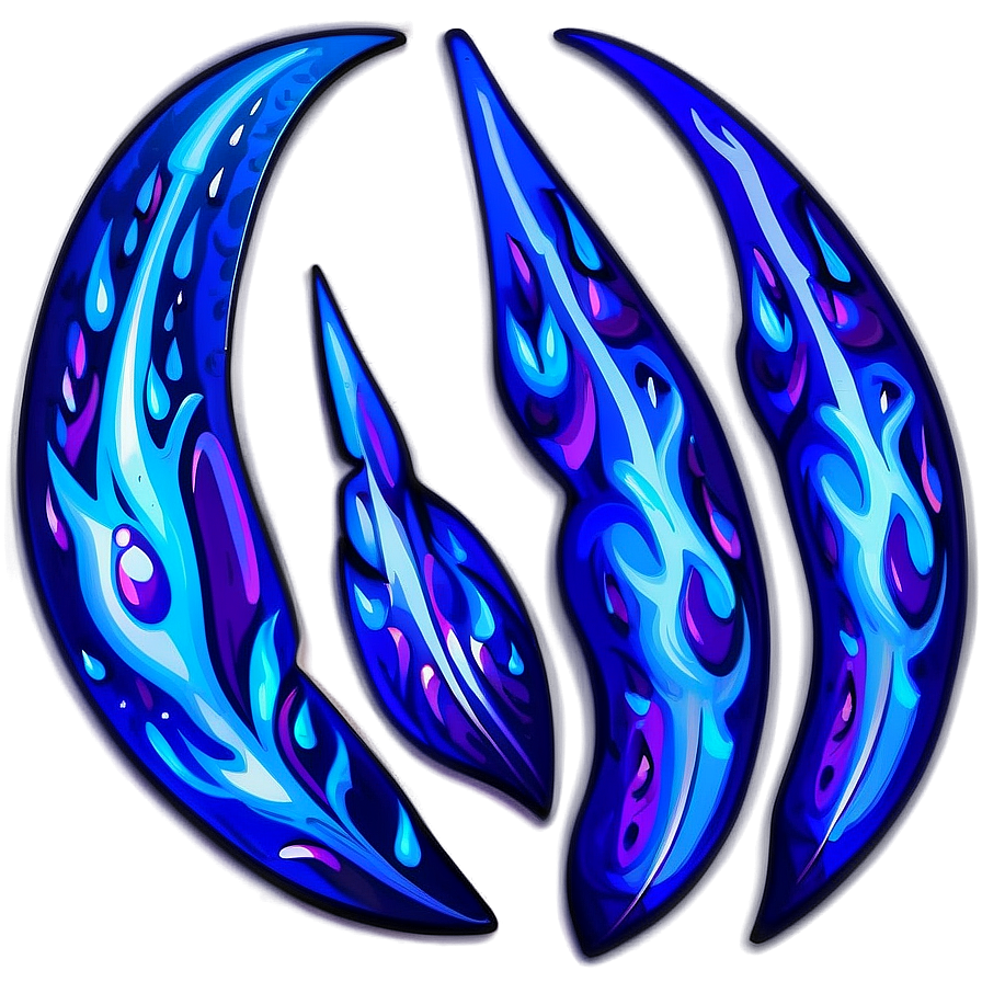 Blue Flame Clipart Png Ivu48 PNG