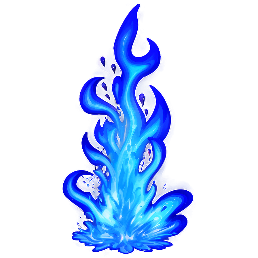 Blue Flame Explosion Png Jln PNG