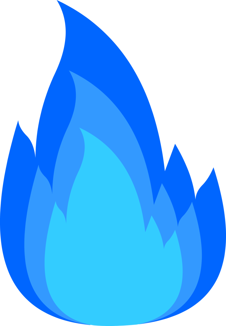 Download Blue Flame Graphic | Wallpapers.com