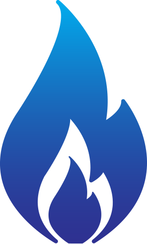 Blue Flame Graphic PNG