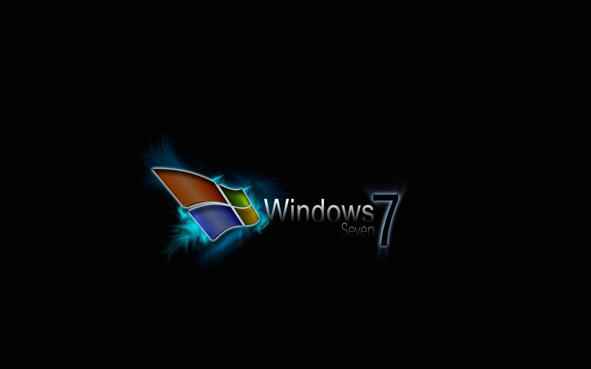 Blue Flame Microsoft Windows Logo Desktop