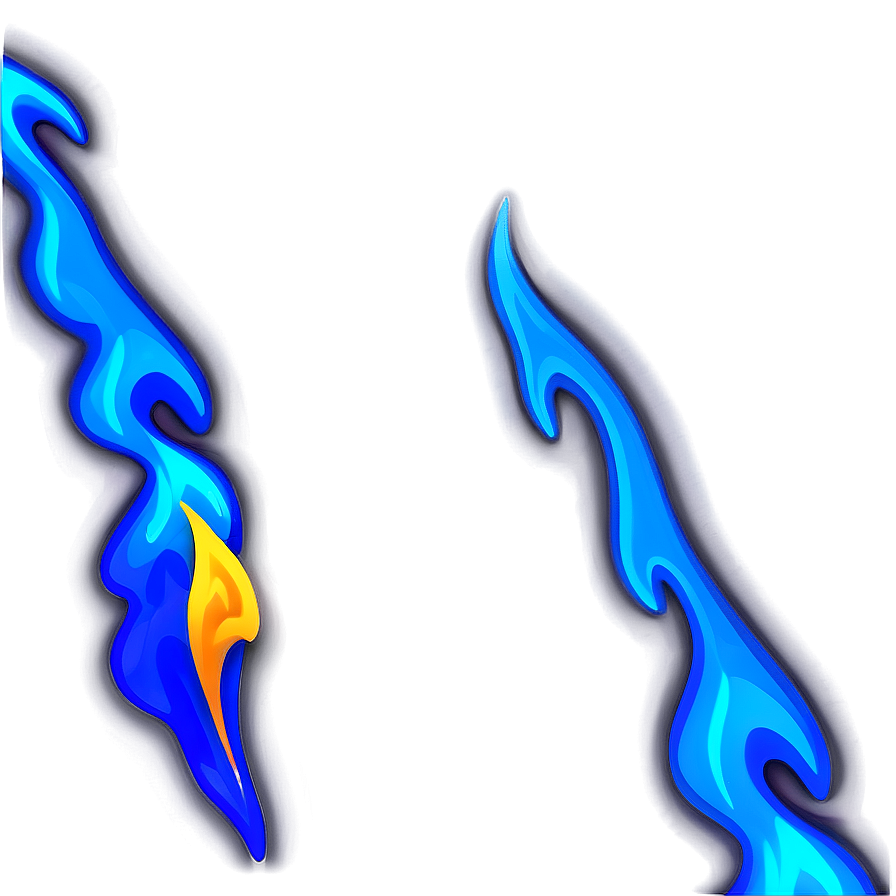 Blue Flame Outline Png Ehk PNG