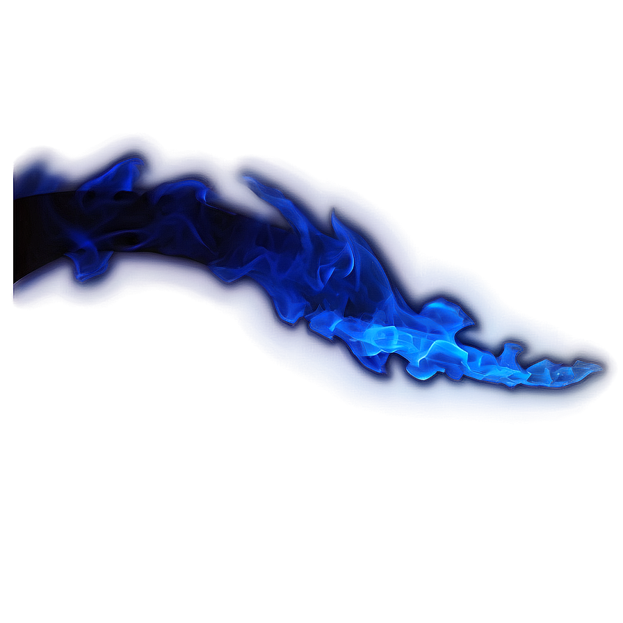 Blue Flame Texture Overlay Png 06202024 PNG