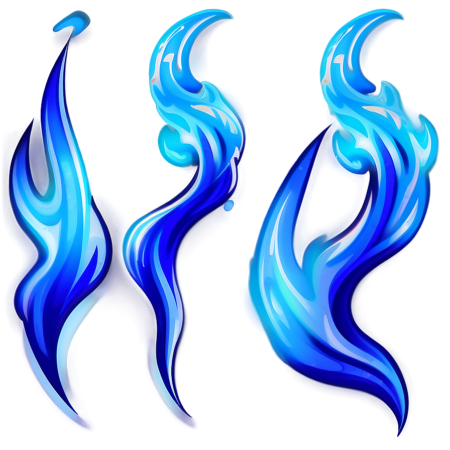 Download Blue Flames Art Png 58 | Wallpapers.com