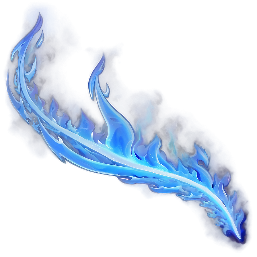 Blue Flames B PNG