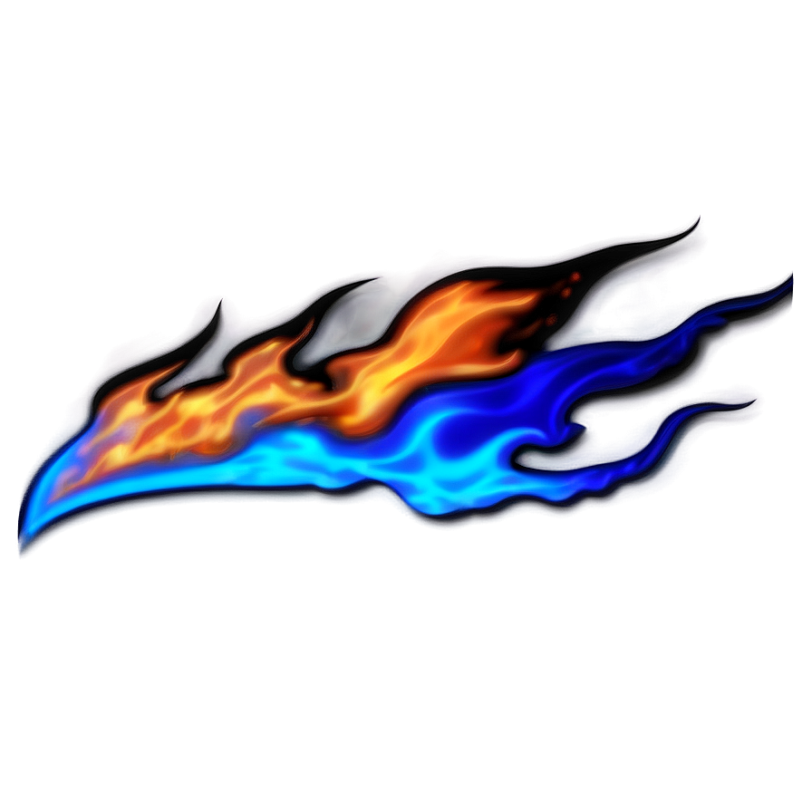 Blue Flames C PNG