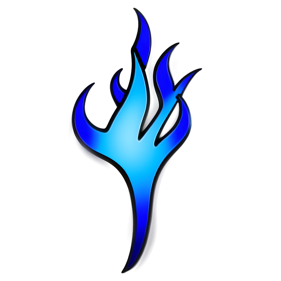 Blue Flames Logo Png 06122024 PNG