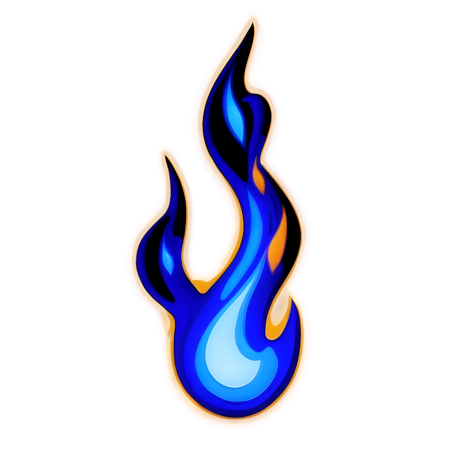 Blue Flames Logo Png 25 PNG