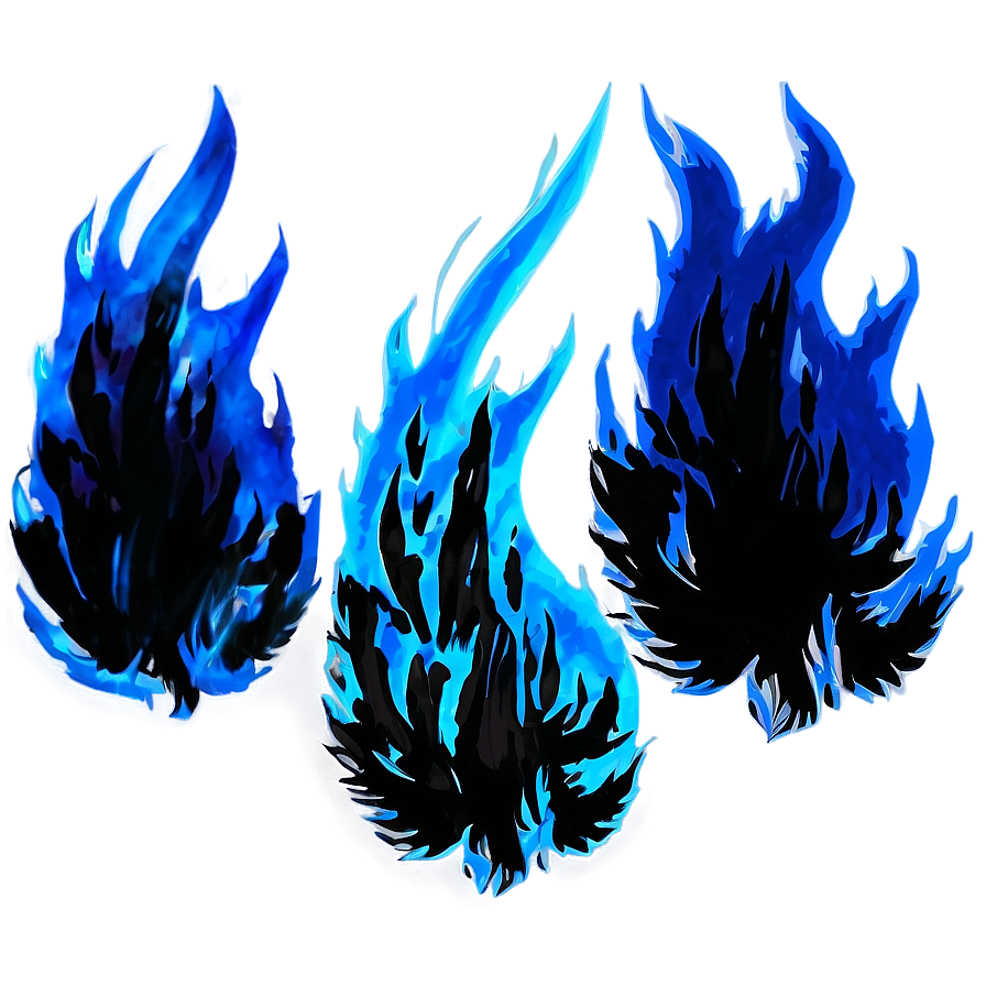 Blue Flames Png Nka48 PNG