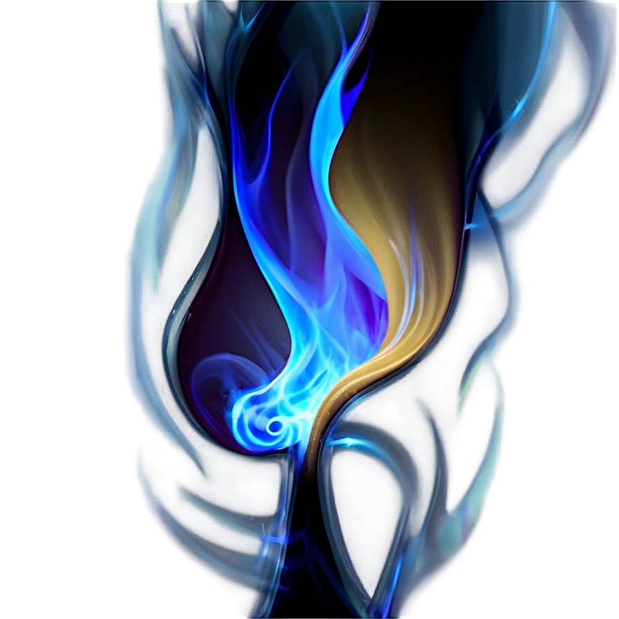 Blue Flames Texture Png 06122024 PNG