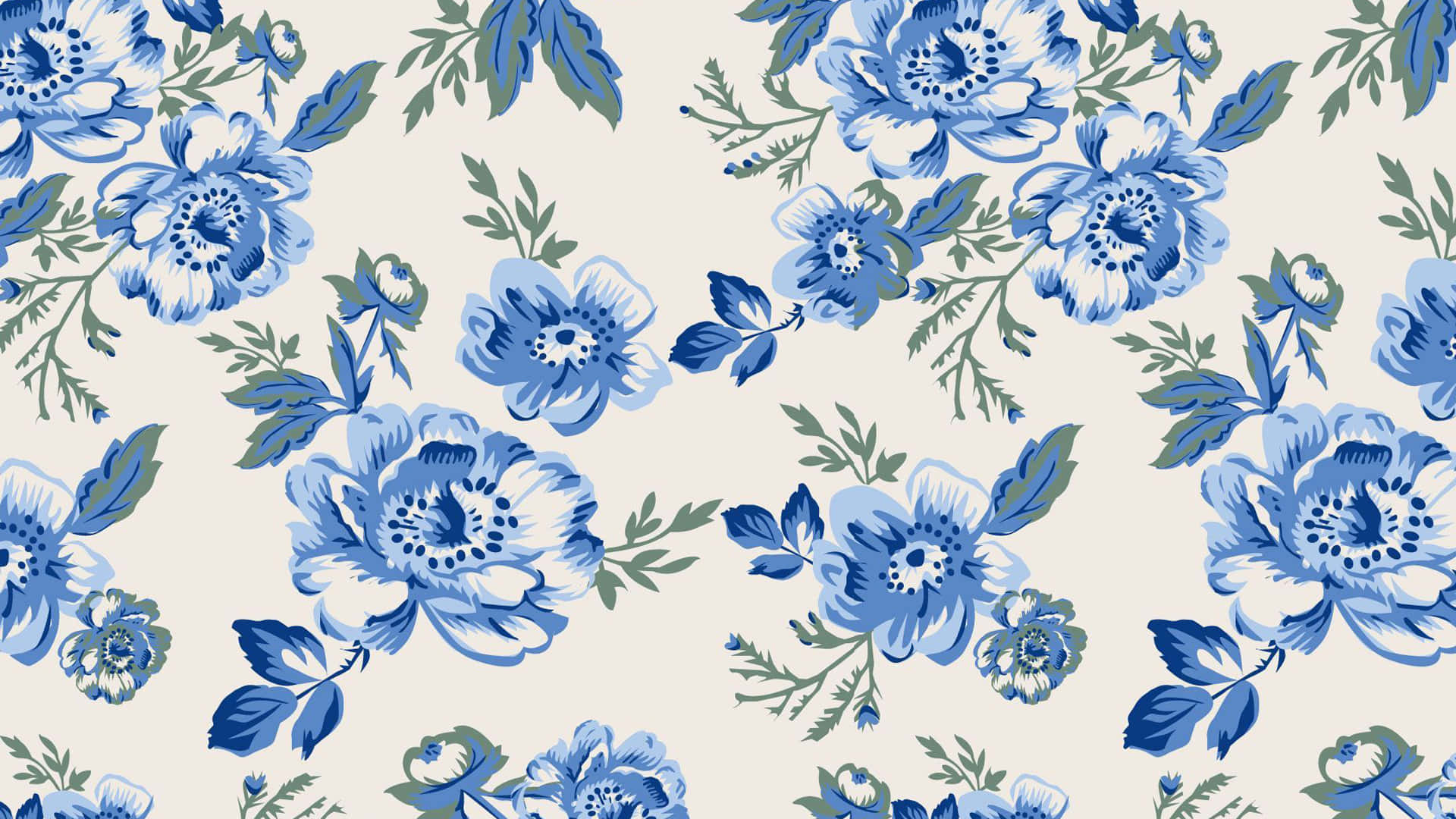 Blue Flower Desktop Wallpaper Wallpaper