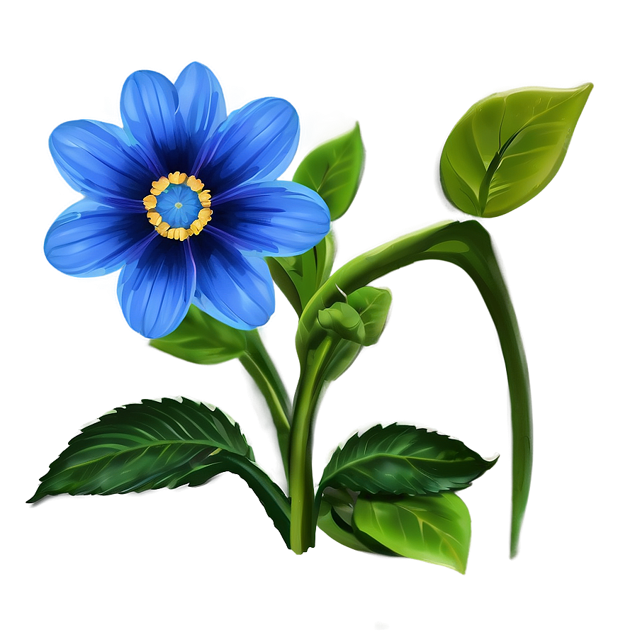 Download Blue Flower Nature Png 32 | Wallpapers.com