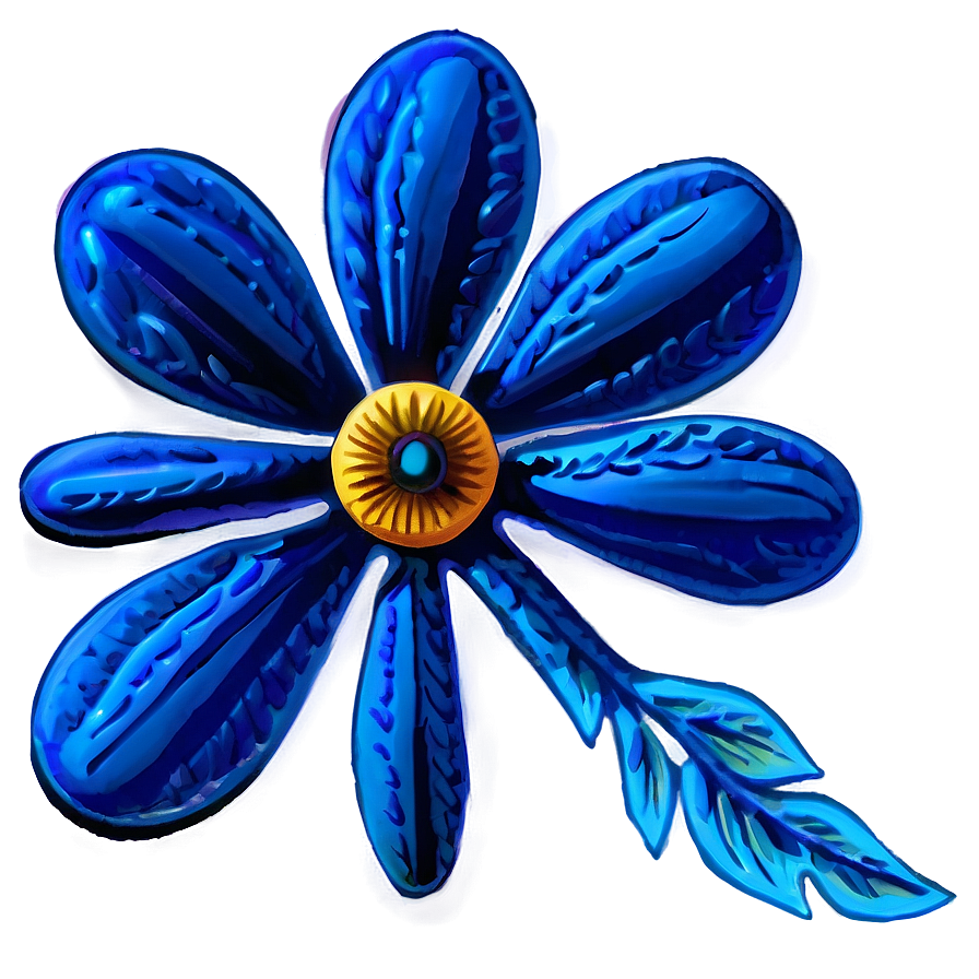 Blue Flower Symbol Png 33 PNG