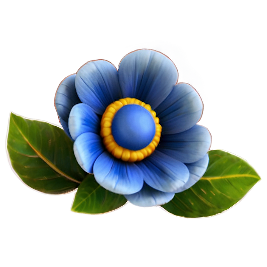 Blue Flower Symbol Png Kmn PNG