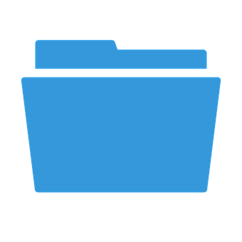 Blue Folder Icon PNG