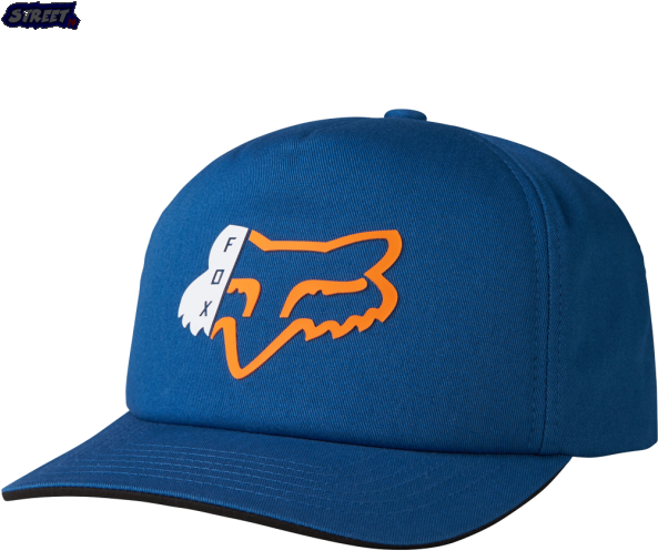 Blue Fox Logo Baseball Cap PNG