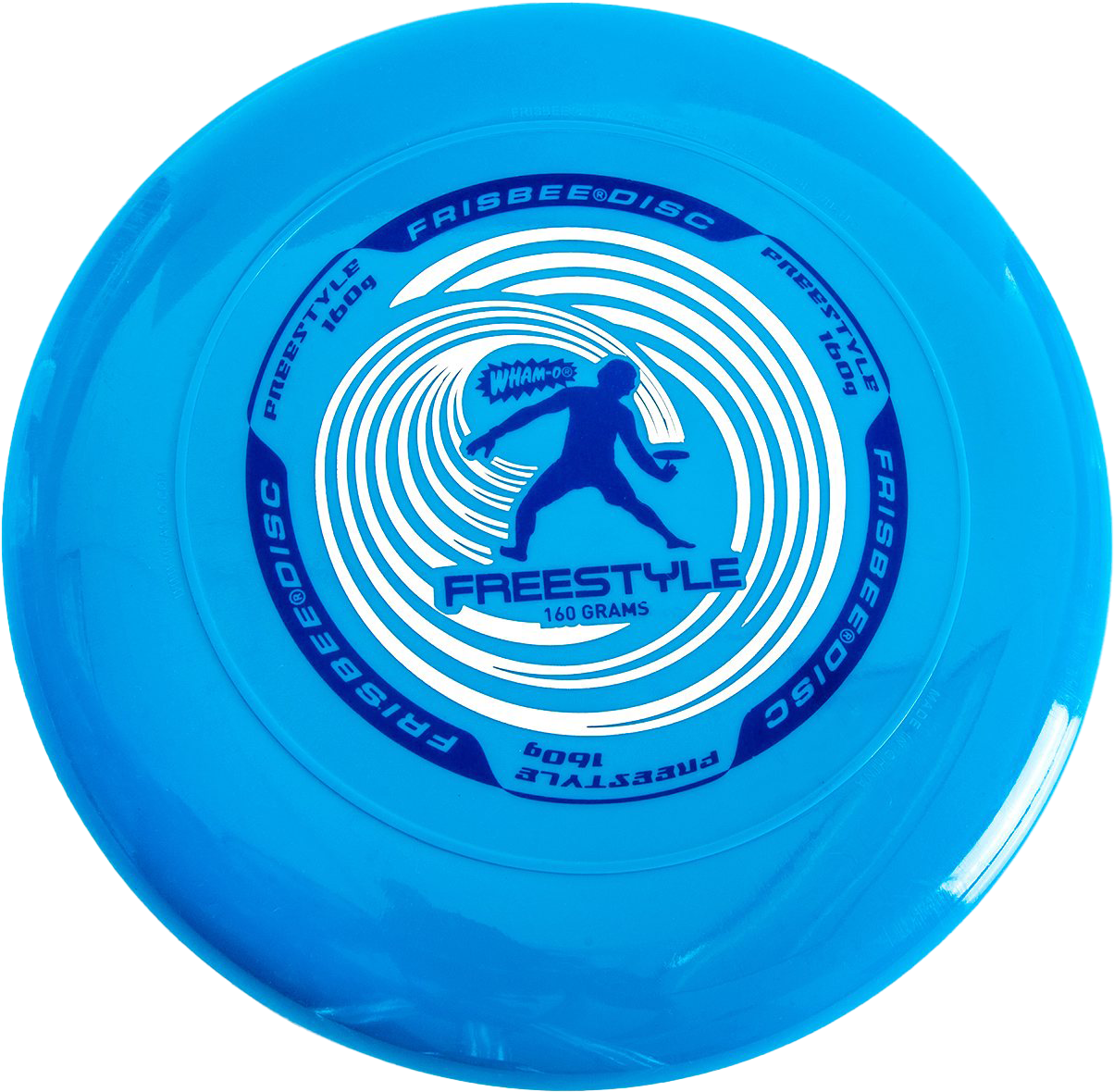Blue Freestyle Frisbee Disc160 Grams PNG
