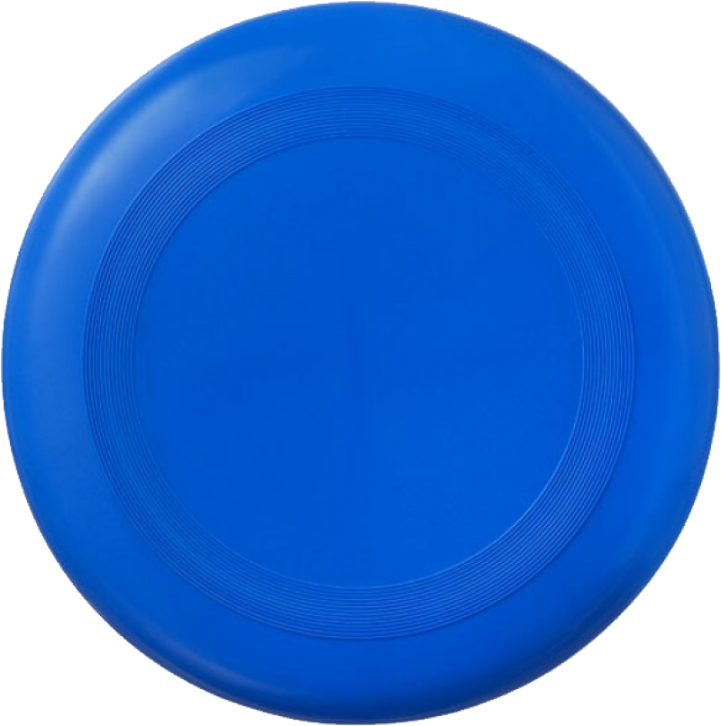 Blue Frisbee Top View PNG