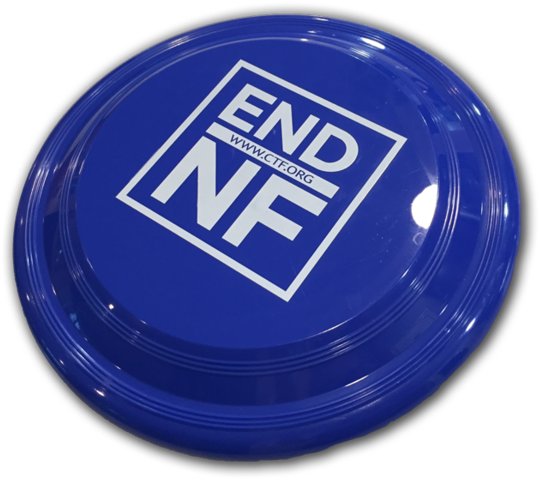 Blue Frisbeewith End N F Logo PNG