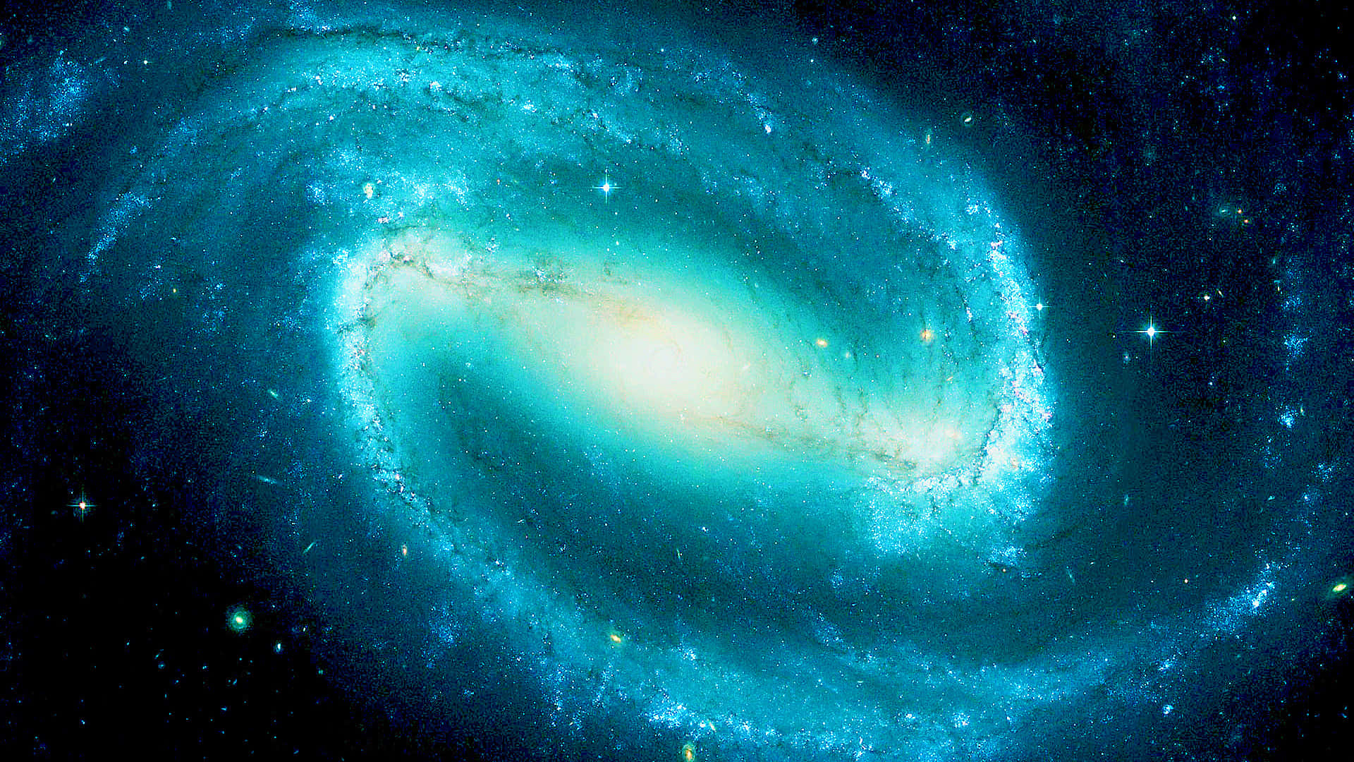 Explorael Cosmos Exterior Con Galaxia Azul